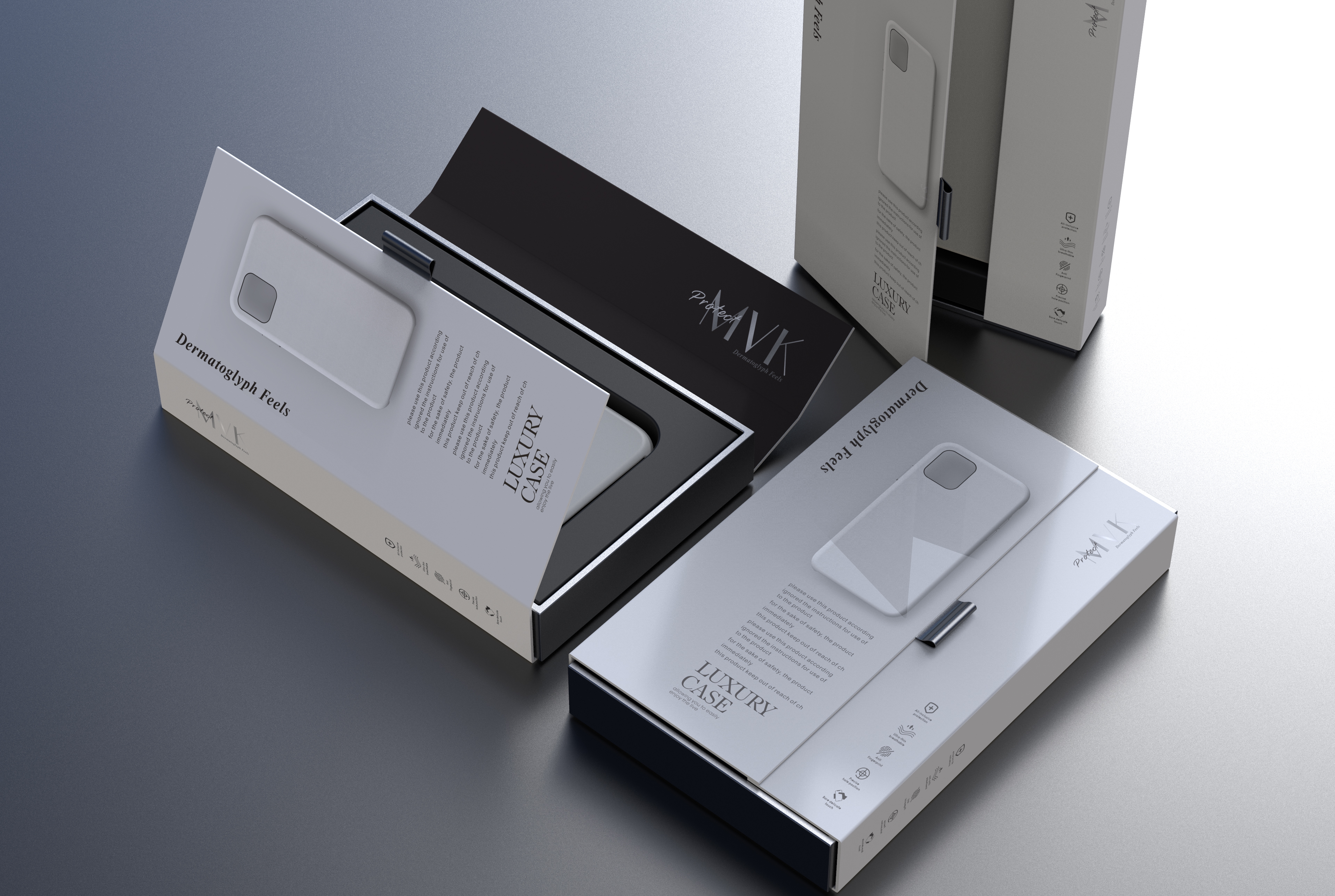 Mobile phone peripheral，Anti-fall protective shell，Mobile phone case packaging，Packaging customization，Digital packaging，3C Electronics，Consumer electronics packaging，Case，