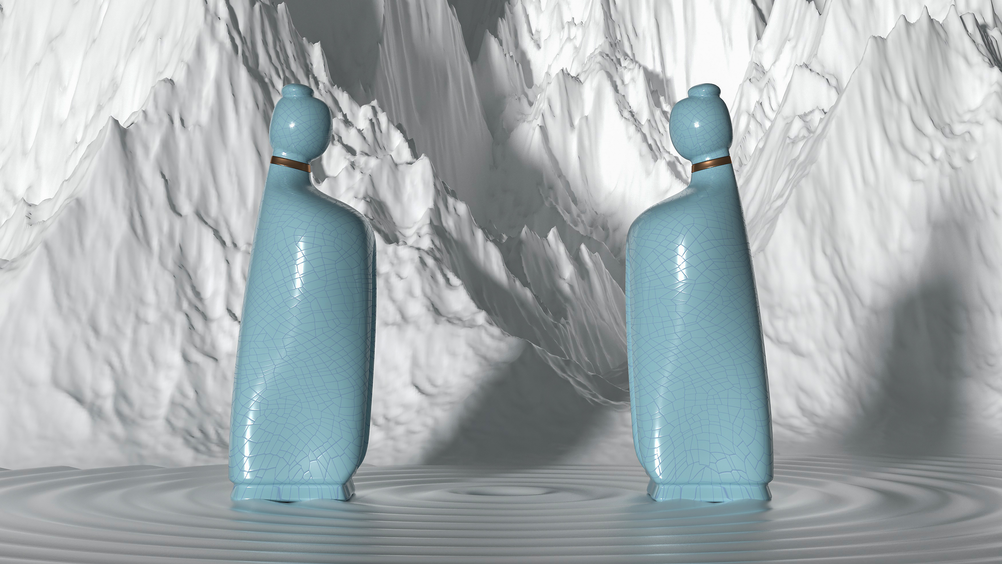 Liquor packaging，Bottle design，Box design，product design，