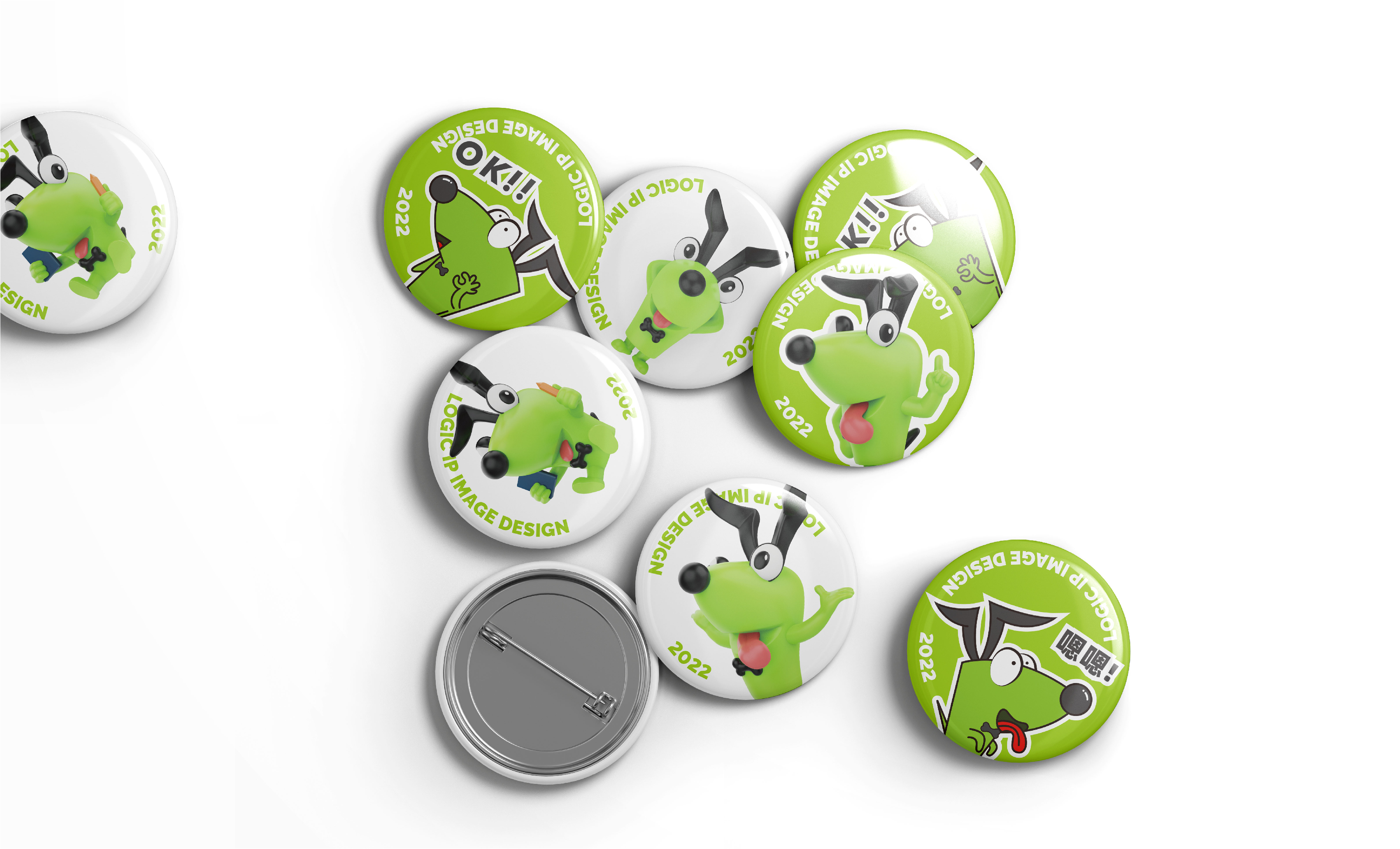 IP Design，packing design，Illustration design，space design ，Expression pack design，brand，Logic dog，