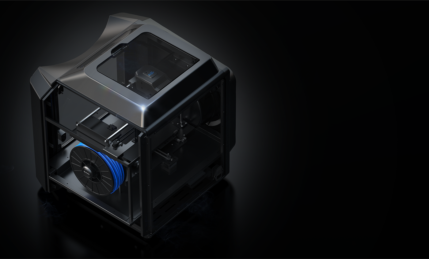 concept，Render，3D printer，black，