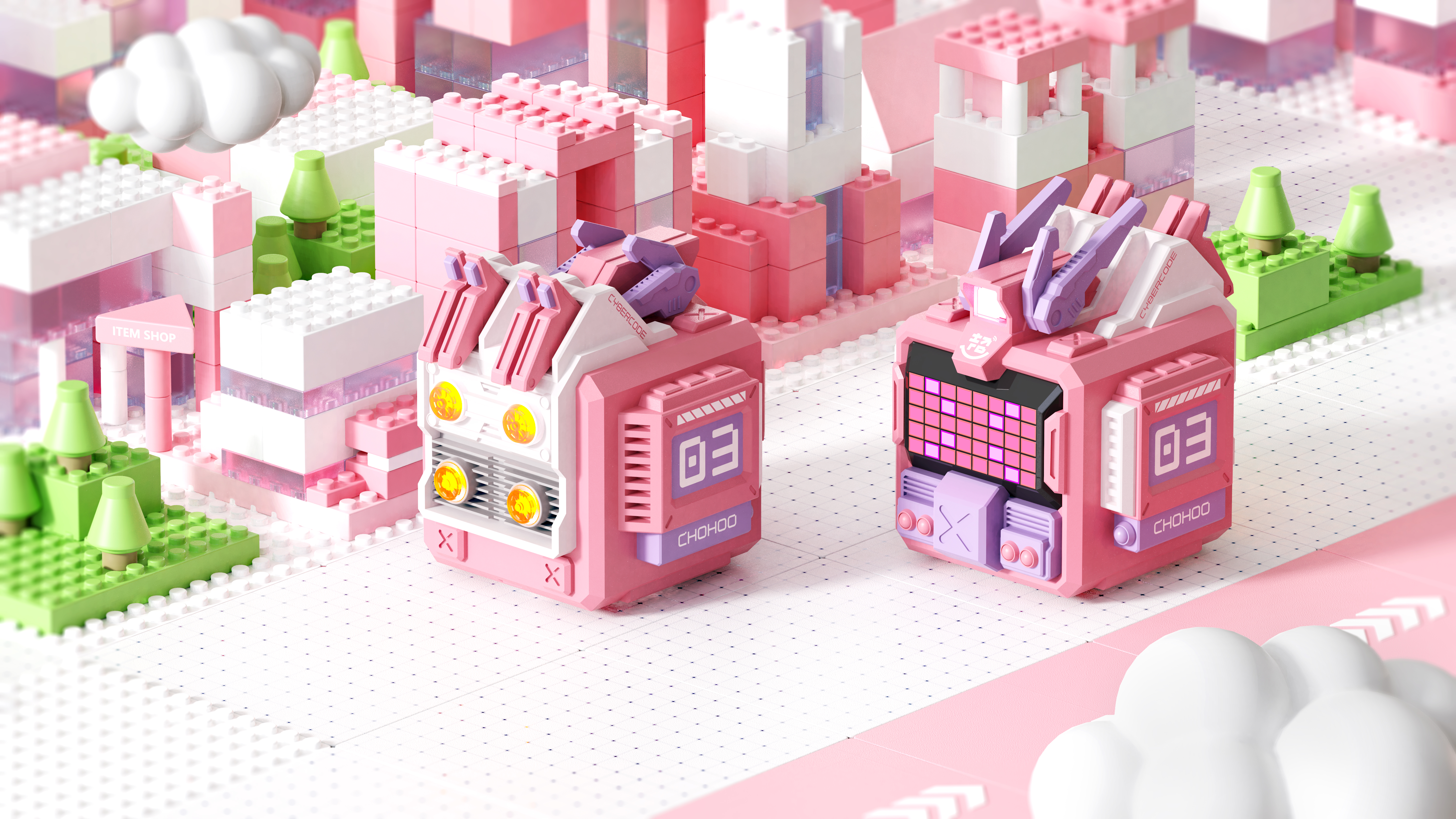 Intelligent toy，Children's Toys，programming，A&Z Design ，cybercode，robot，