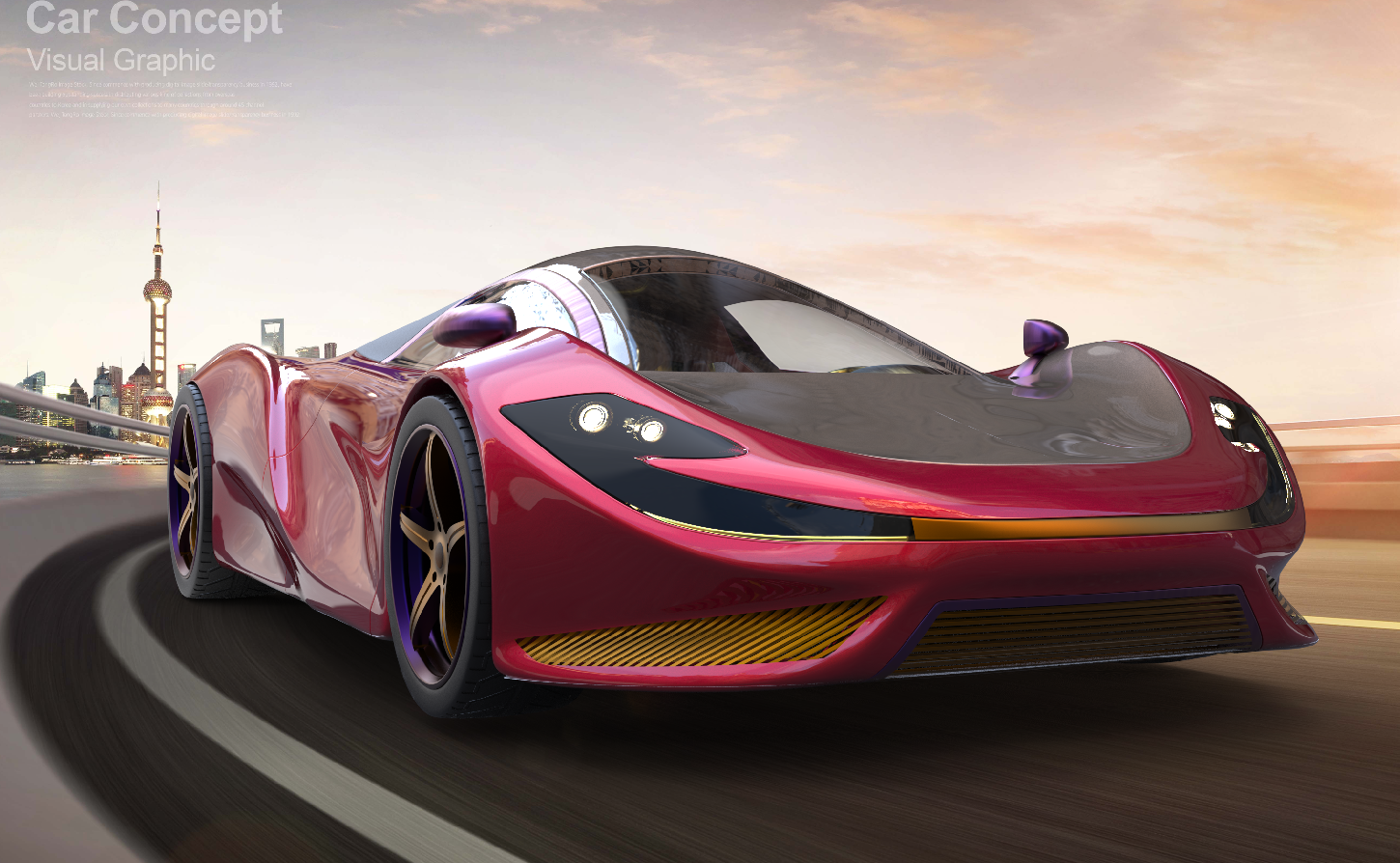 Concept Car，Super run，Cool，