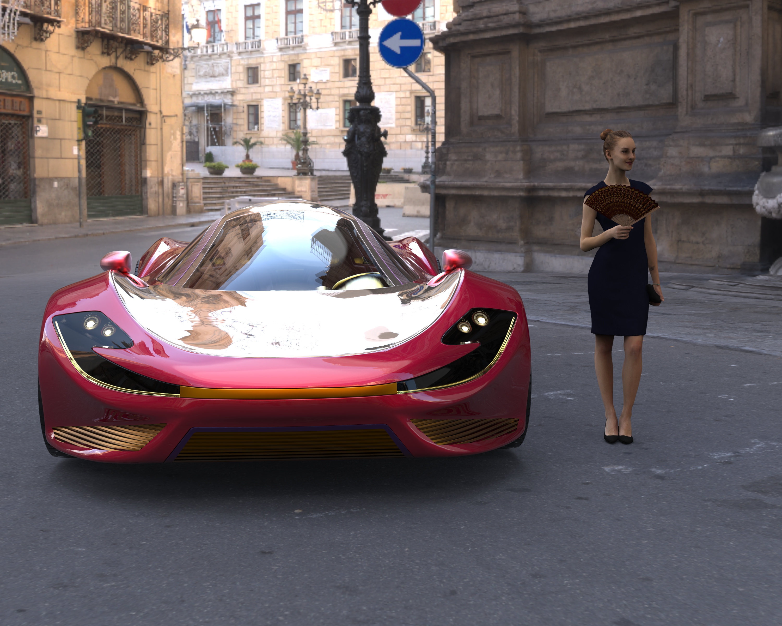 Concept Car，Super run，Cool，