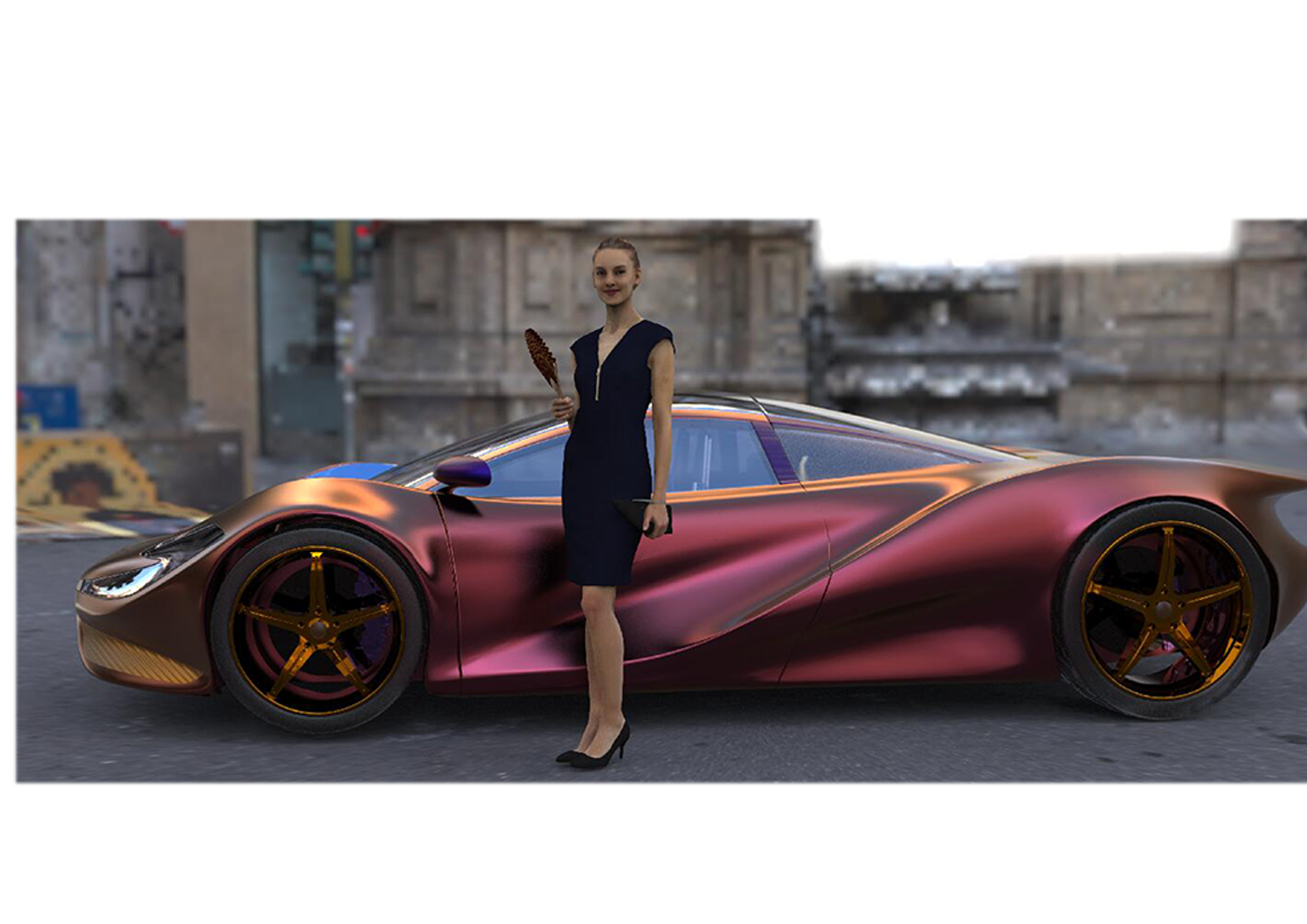 Concept Car，Super run，Cool，