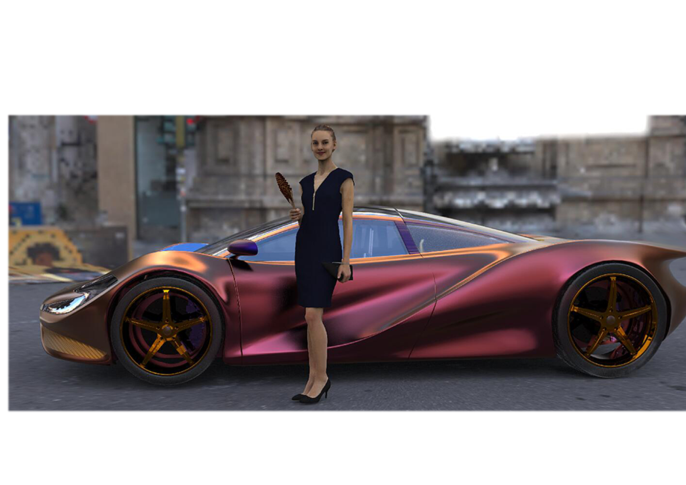 Concept Car，Super run，Cool，