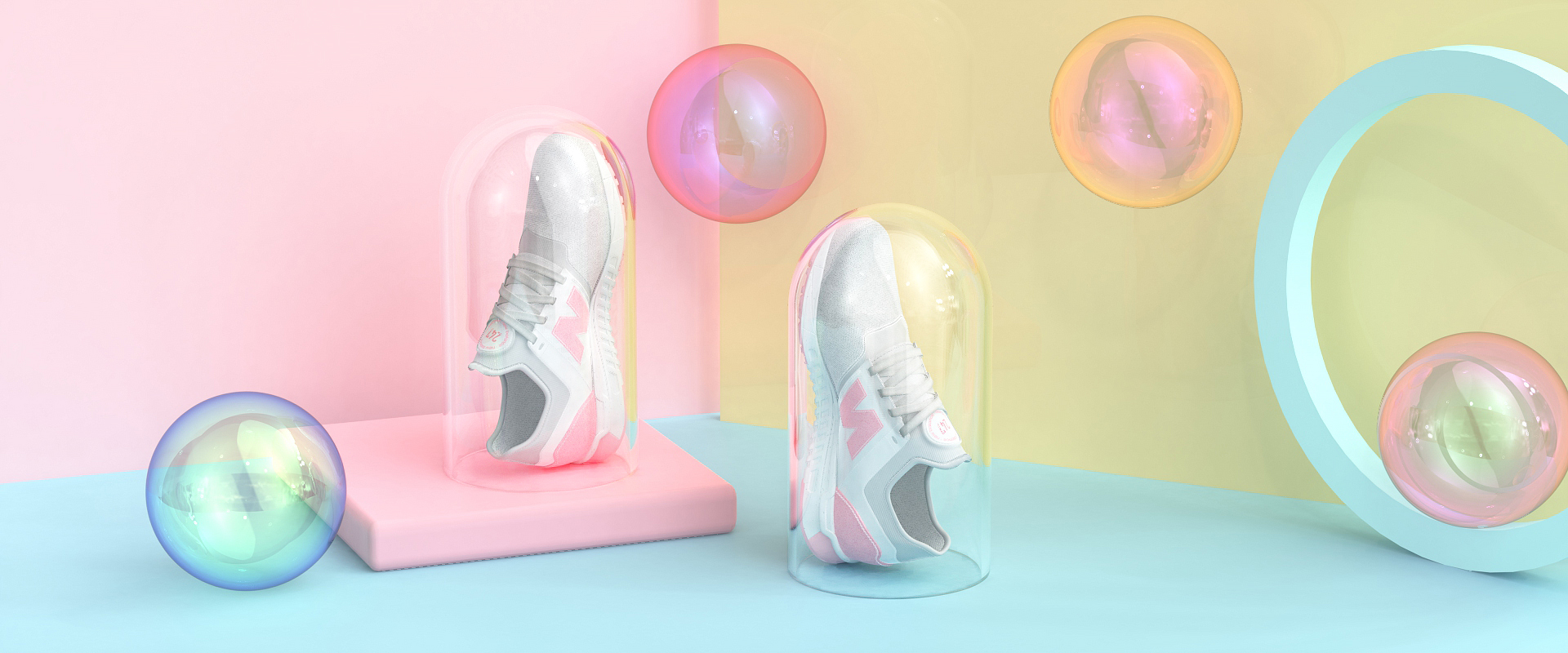 keyshot，sneakers，