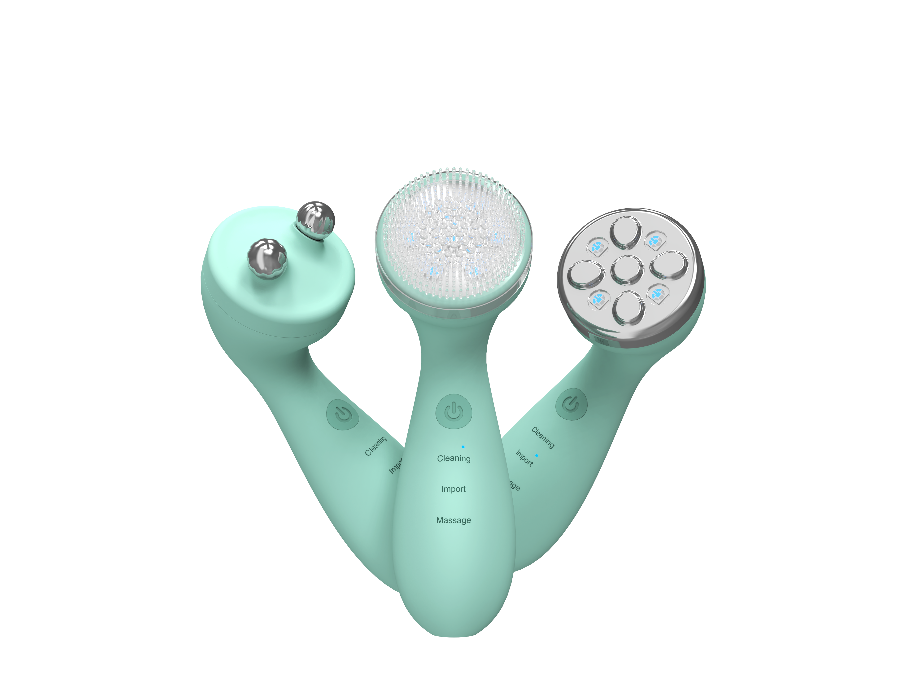 Replace different brush heads according to different usage scenarios，