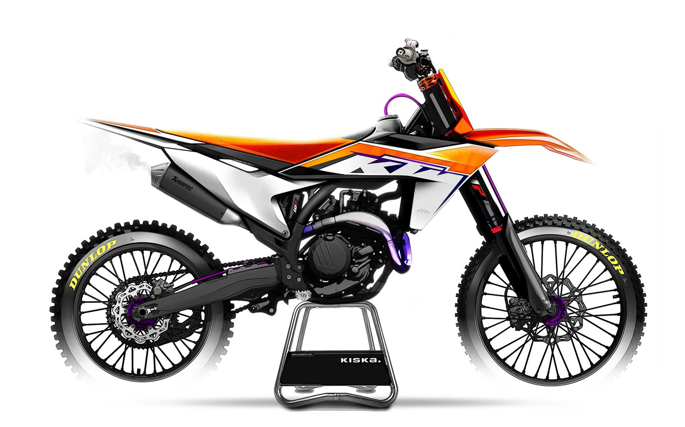 motorcycle，cross-country，ktm，Design，