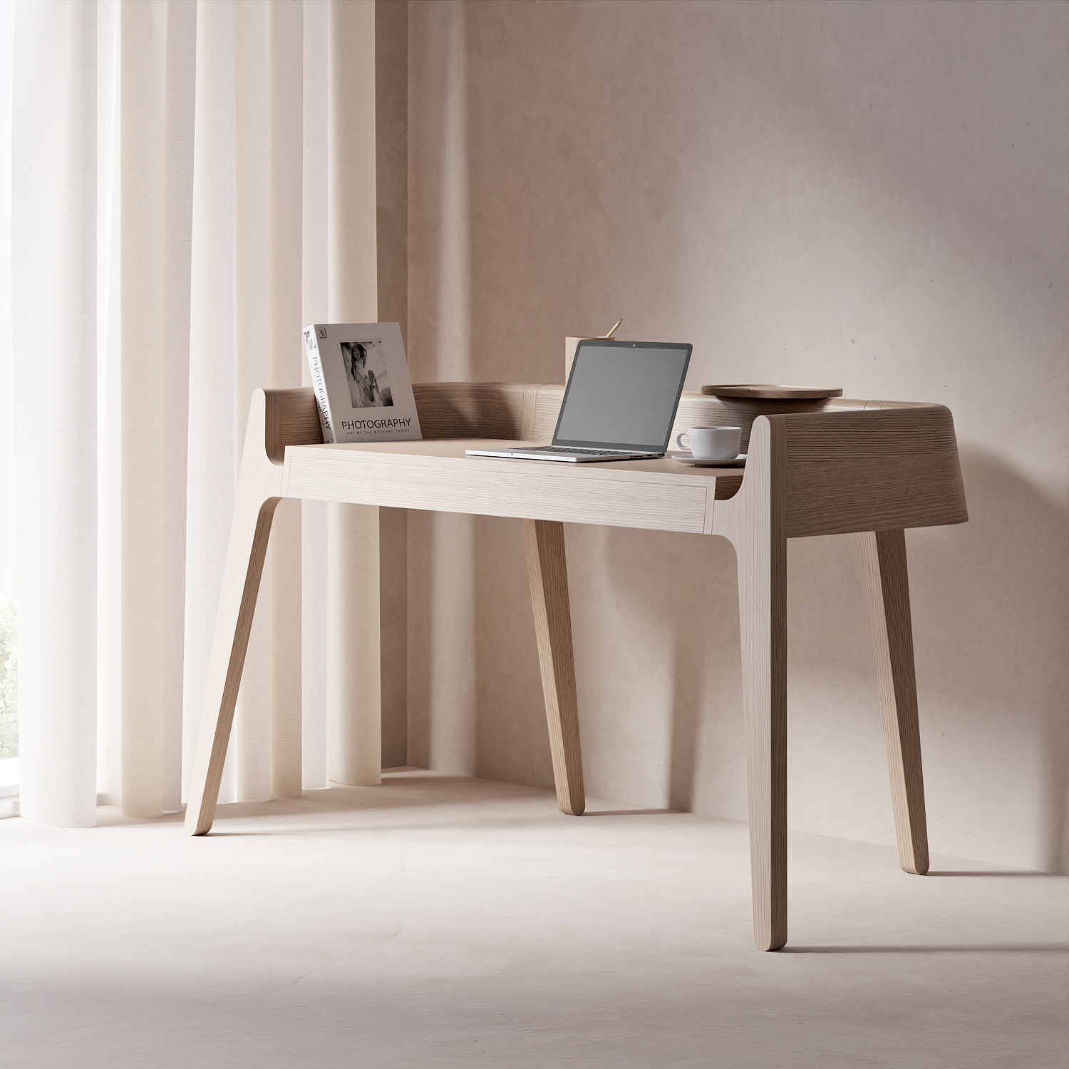 desk，Simplicity，Design，Retro，grace，