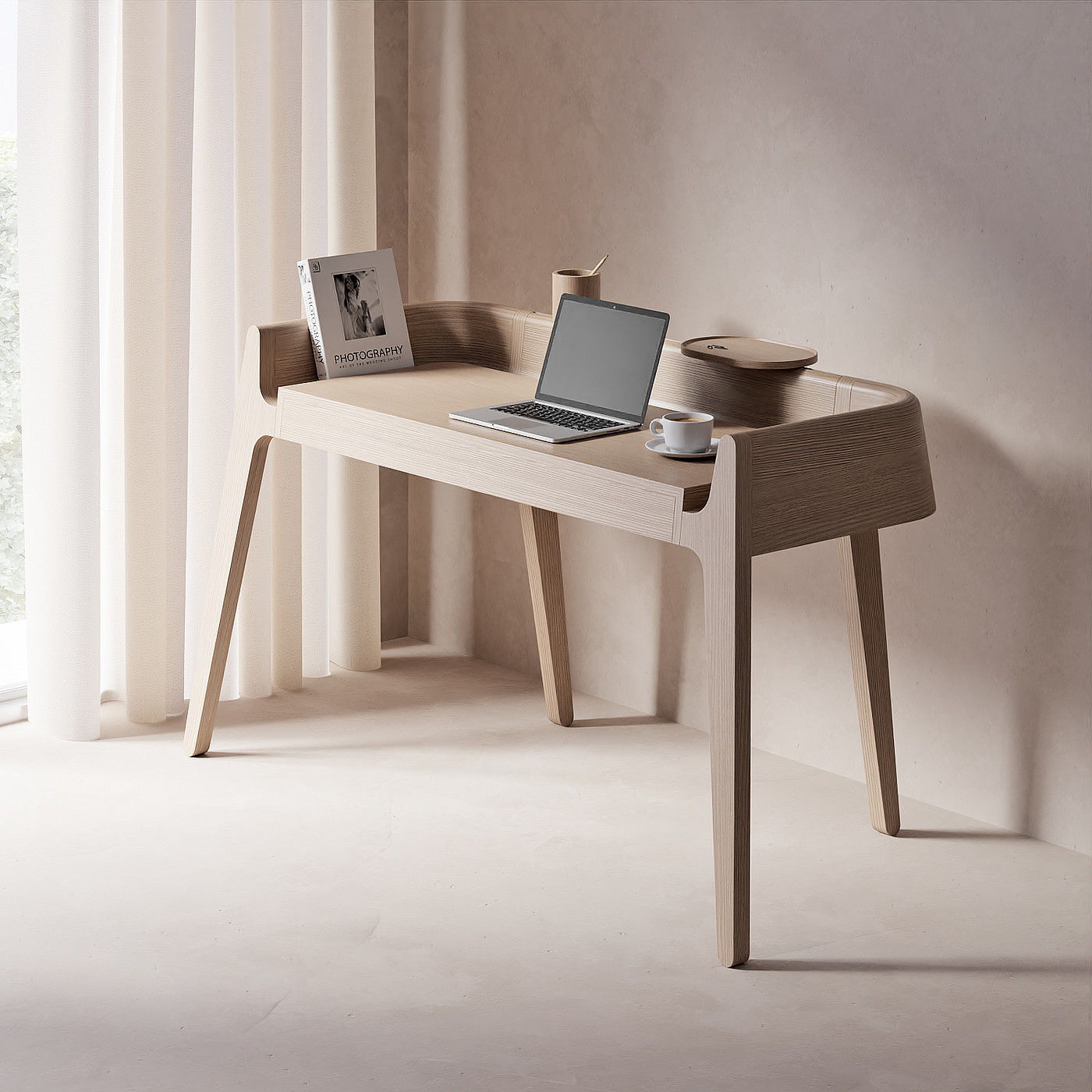 desk，Simplicity，Design，Retro，grace，