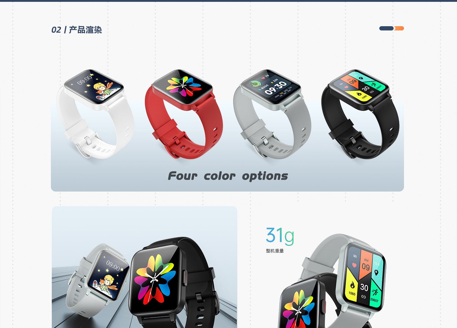 Detail page，c4d，online retailers，