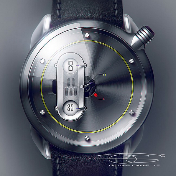 Wrist watch，Hand drawn，ps，Ubee ，conceptual design，design sketch，Sense of future，