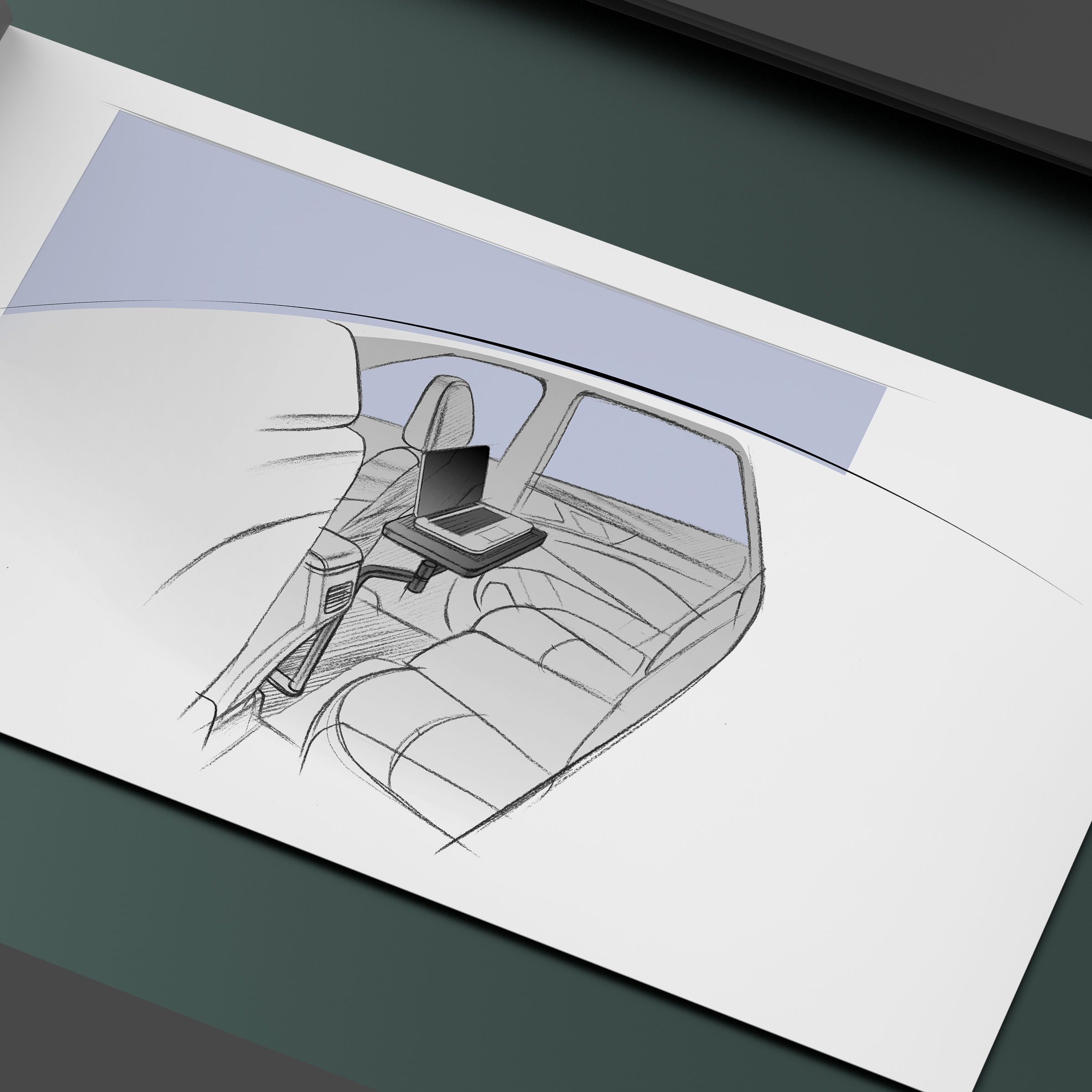 automobile，Hand drawn，The brochure，