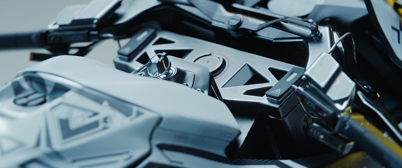 motorcycle，cgi，visualization，