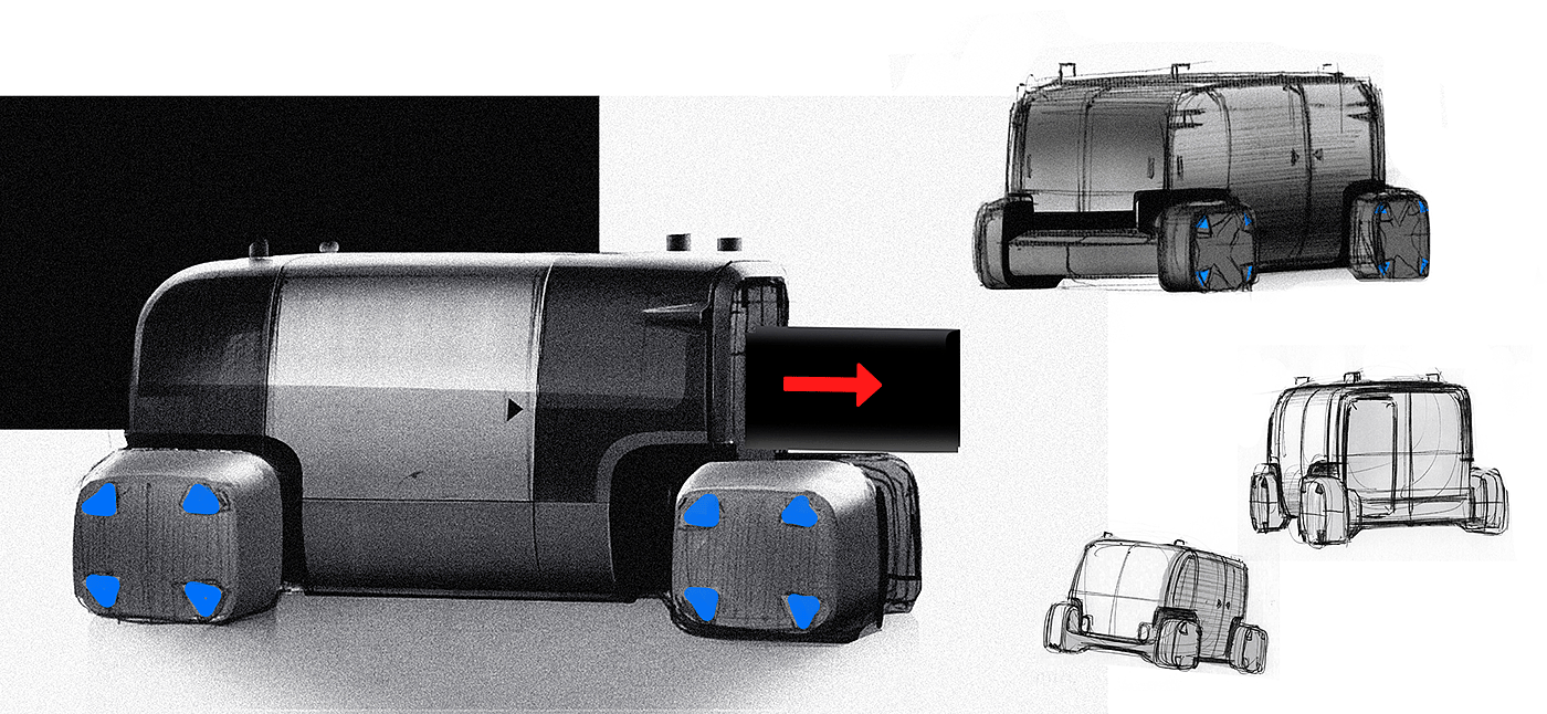 automobile，Box type，vehicle，originality，design，modeling，3d，