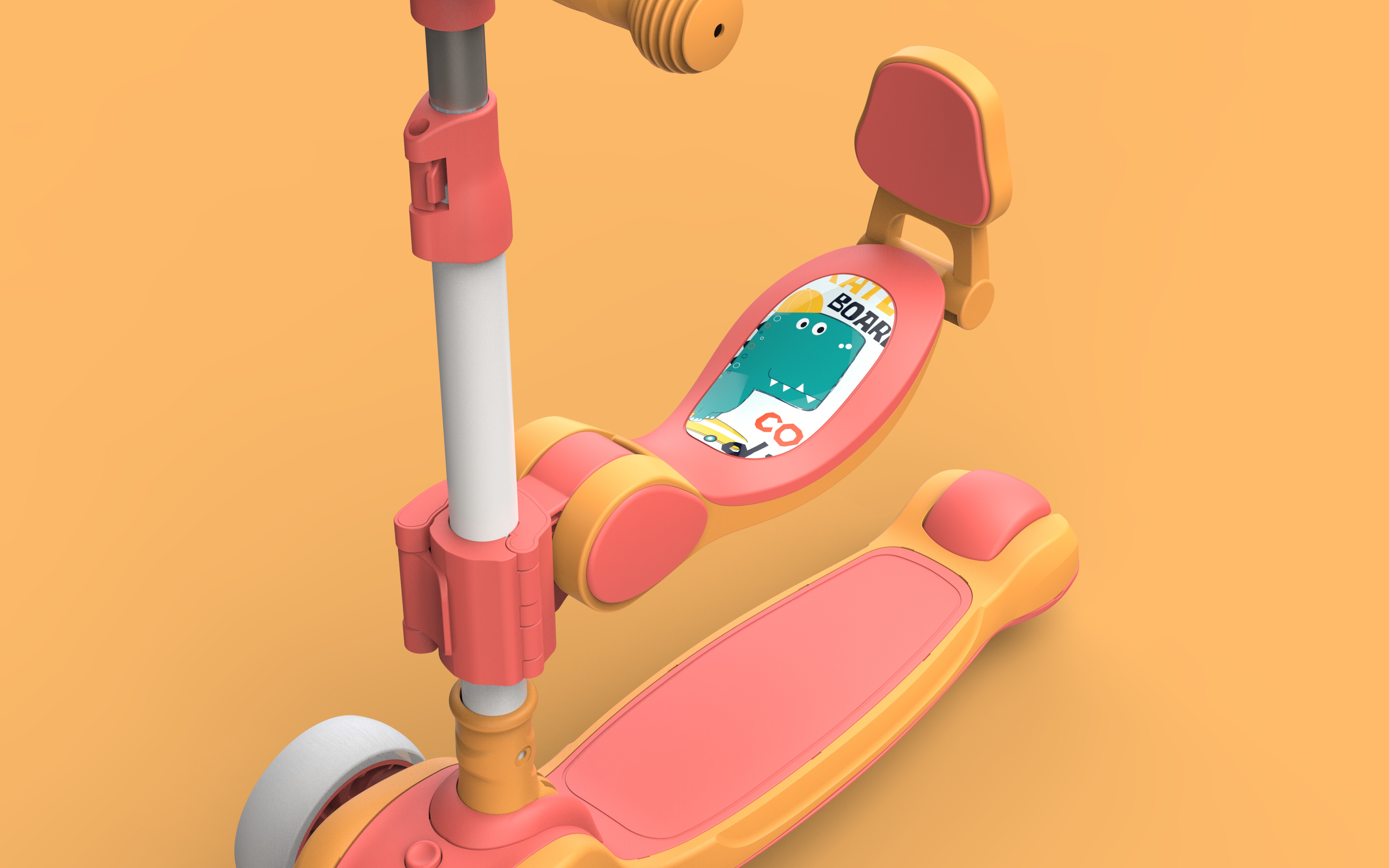 Cushion Design for Children Scooter，