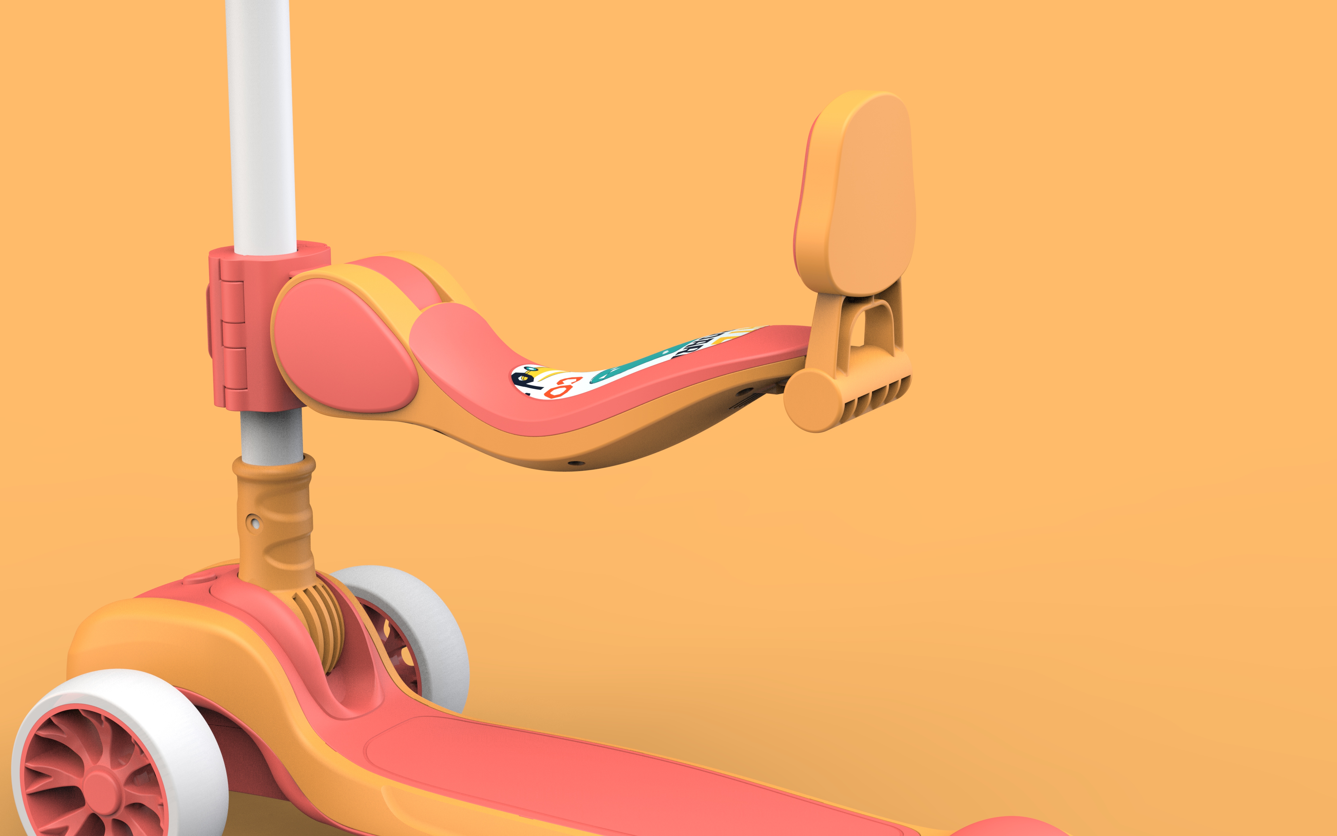 Cushion Design for Children Scooter，