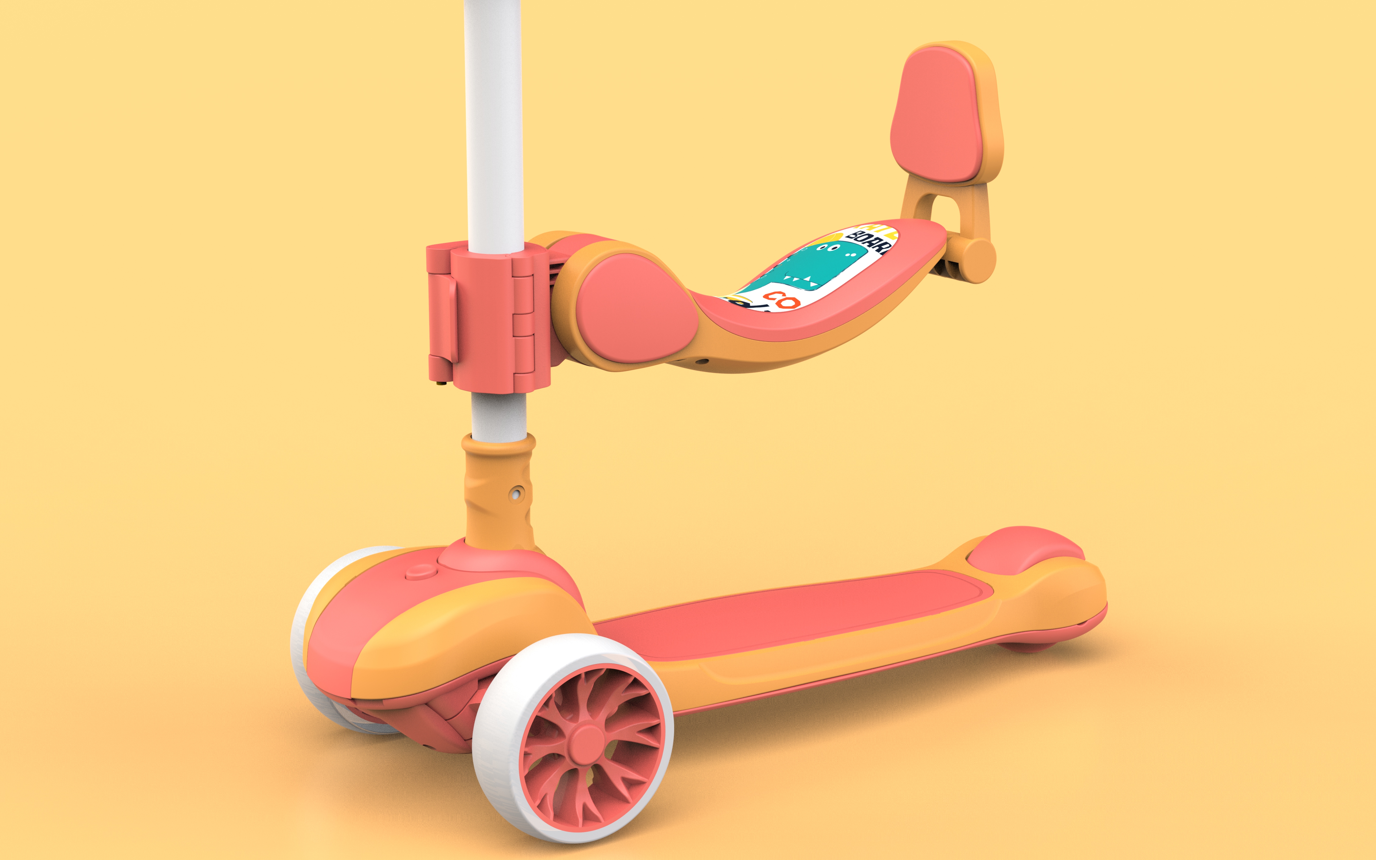 Cushion Design for Children Scooter，