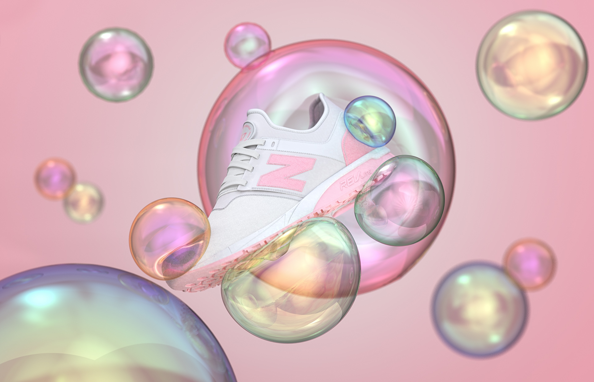 keyshot，sneakers，