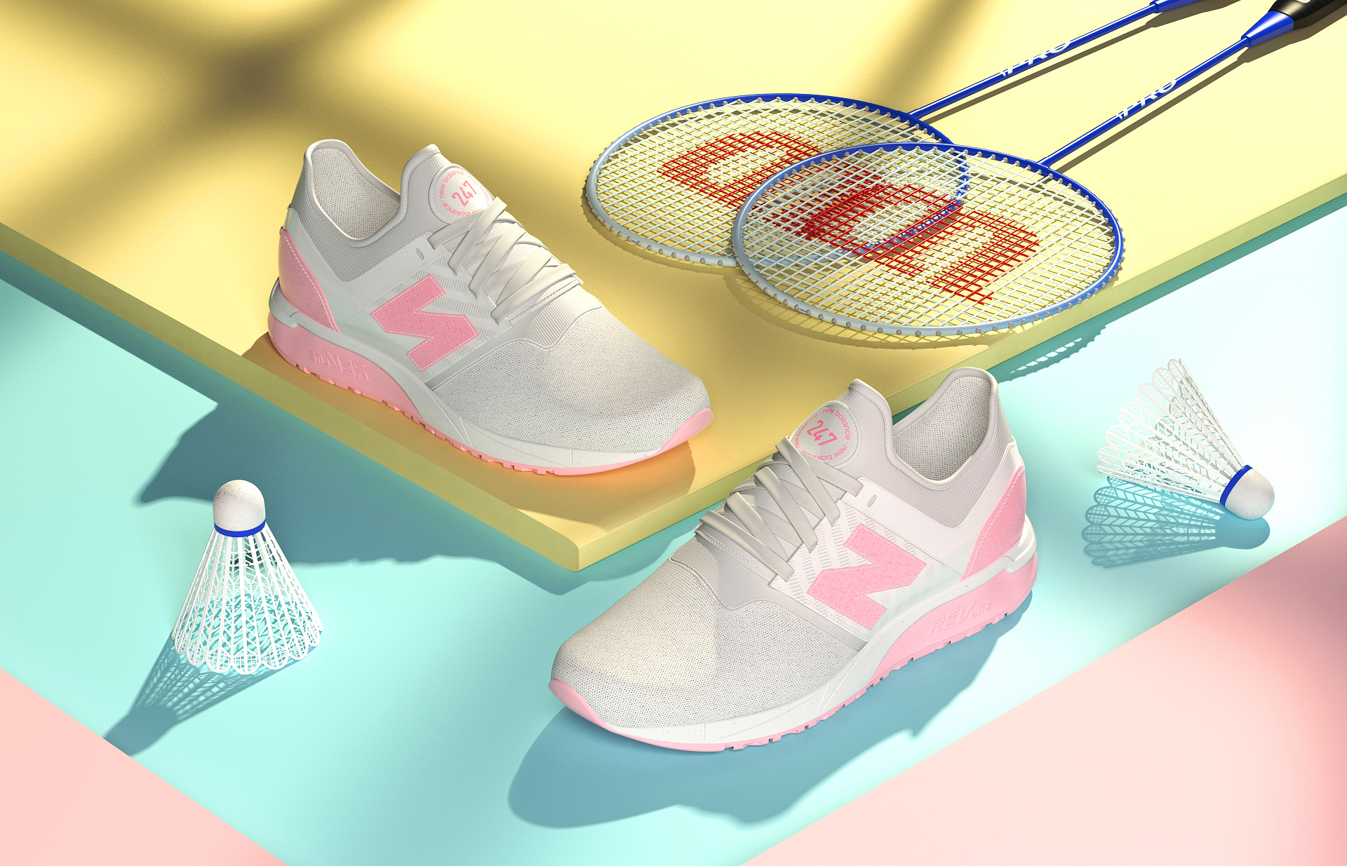 keyshot，sneakers，