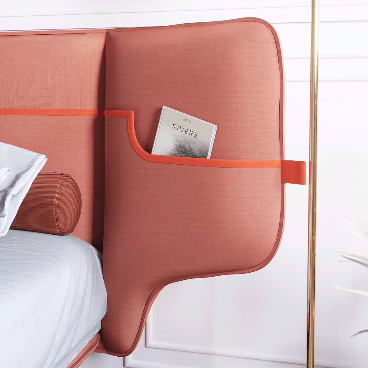 furniture，Bed，interior space ，Designer furniture，Original design，furniture design ，Soft bag bed，Modern minimalism，