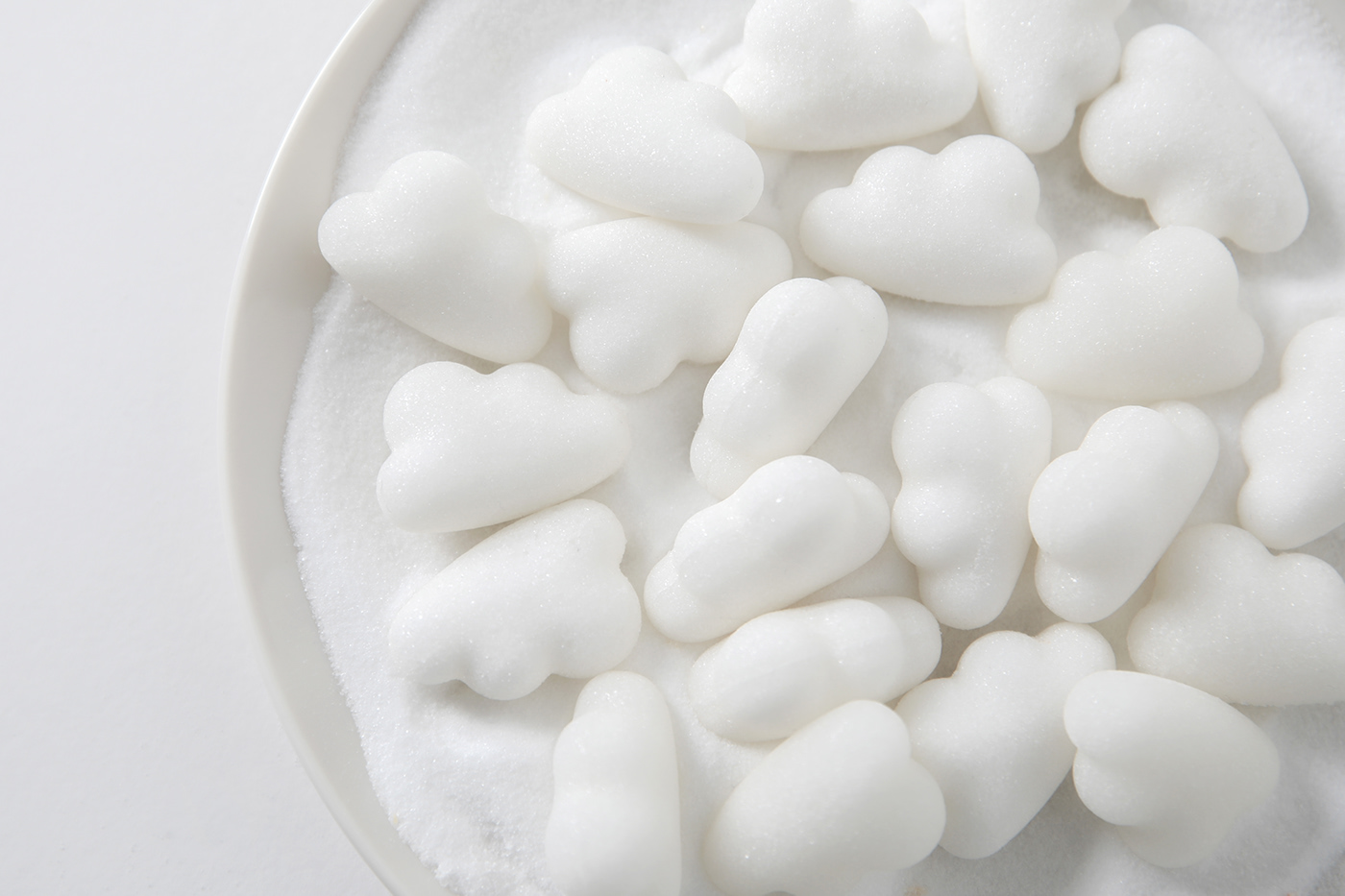 Snowy，sugar，food，Sugar cube，