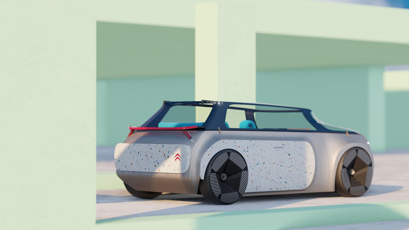 Citroen Visa，automobile，vehicle，conceptual design，