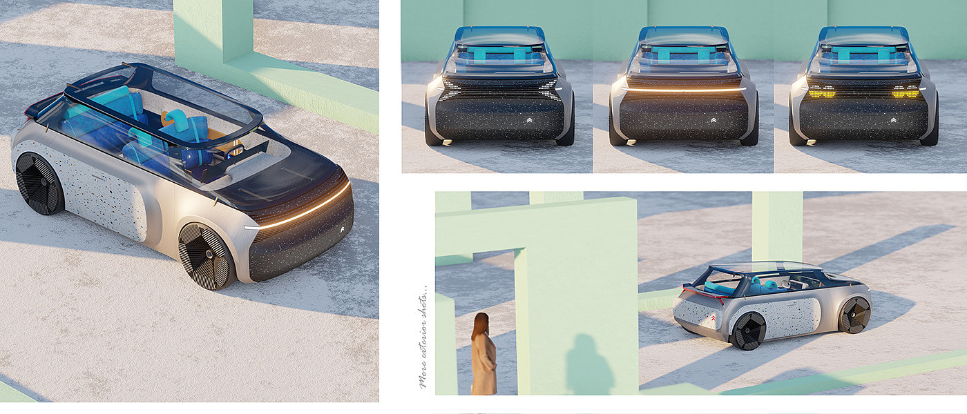 Citroen Visa，automobile，vehicle，conceptual design，