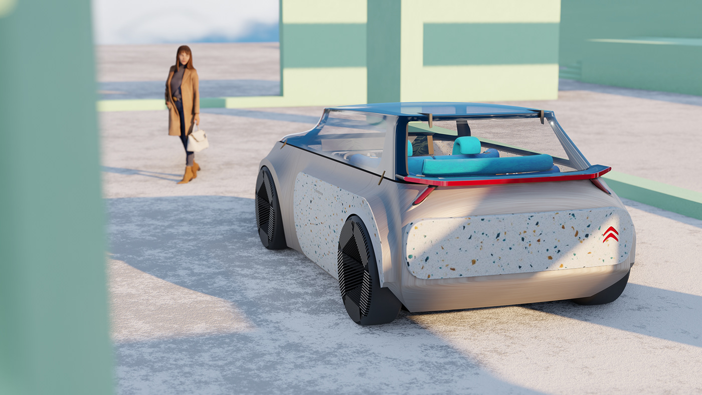 Citroen Visa，automobile，vehicle，conceptual design，