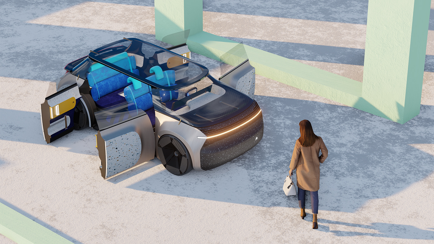 Citroen Visa，automobile，vehicle，conceptual design，