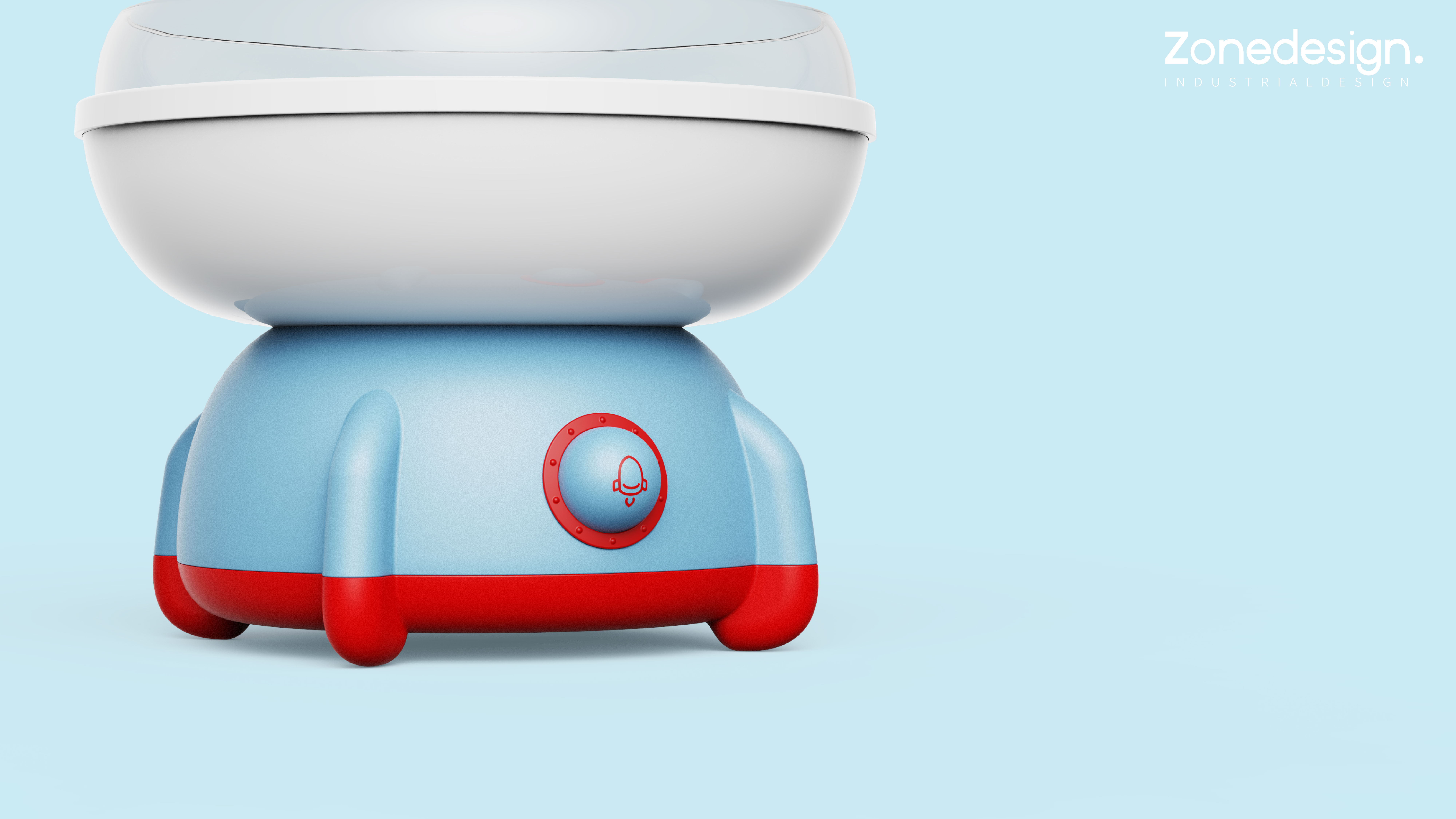 industrial design，Design case sharing，Design of Cotton Candy Machine，Power flow IP combination，Zhongyi industrial design，