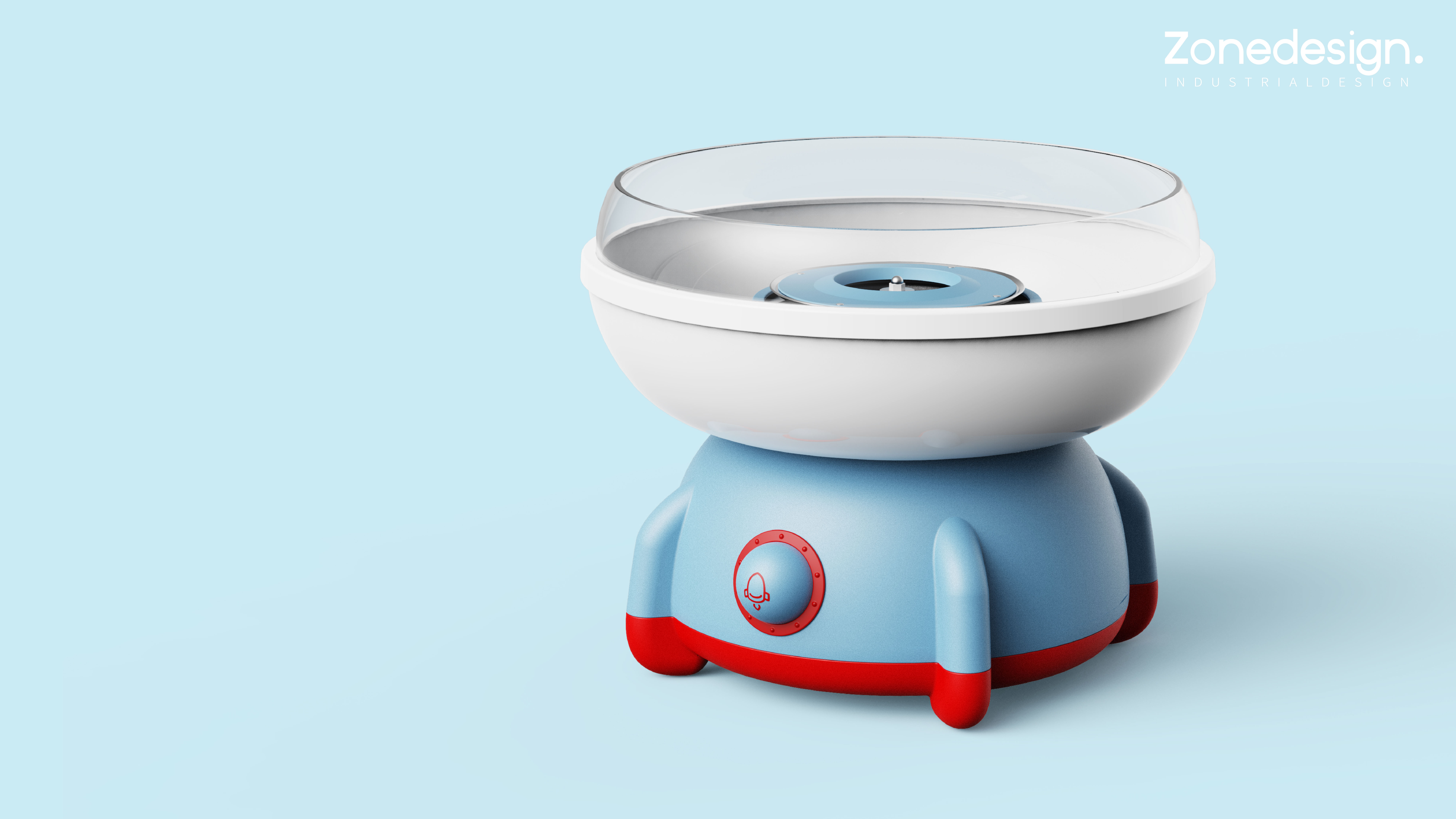 industrial design，Design case sharing，Design of Cotton Candy Machine，Power flow IP combination，Zhongyi industrial design，