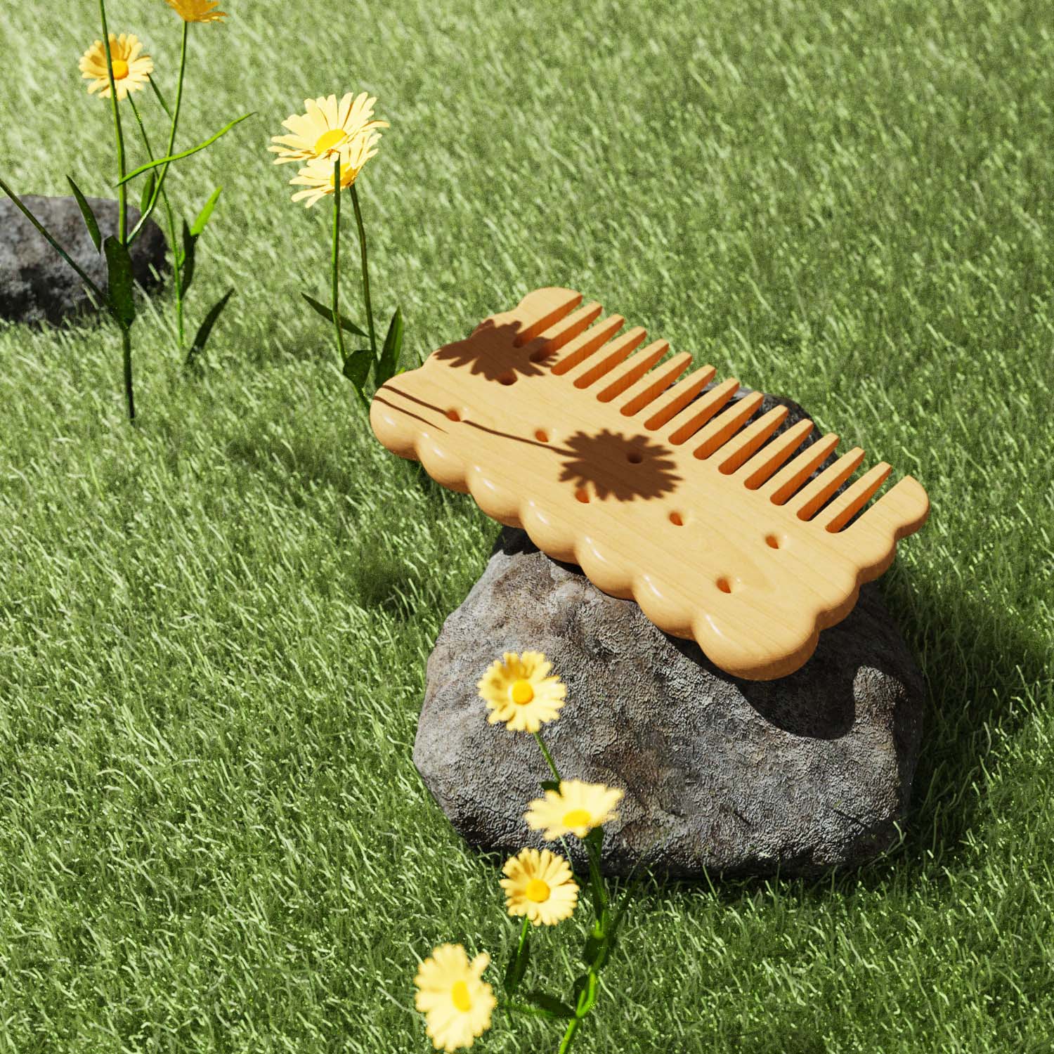 comb，Cultural and creative design，Diligent design，Interesting design，originality，Lovely wind，