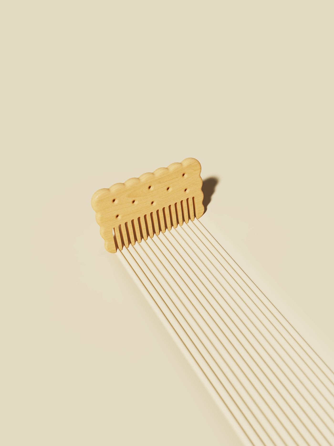comb，Cultural and creative design，Diligent design，Interesting design，originality，Lovely wind，