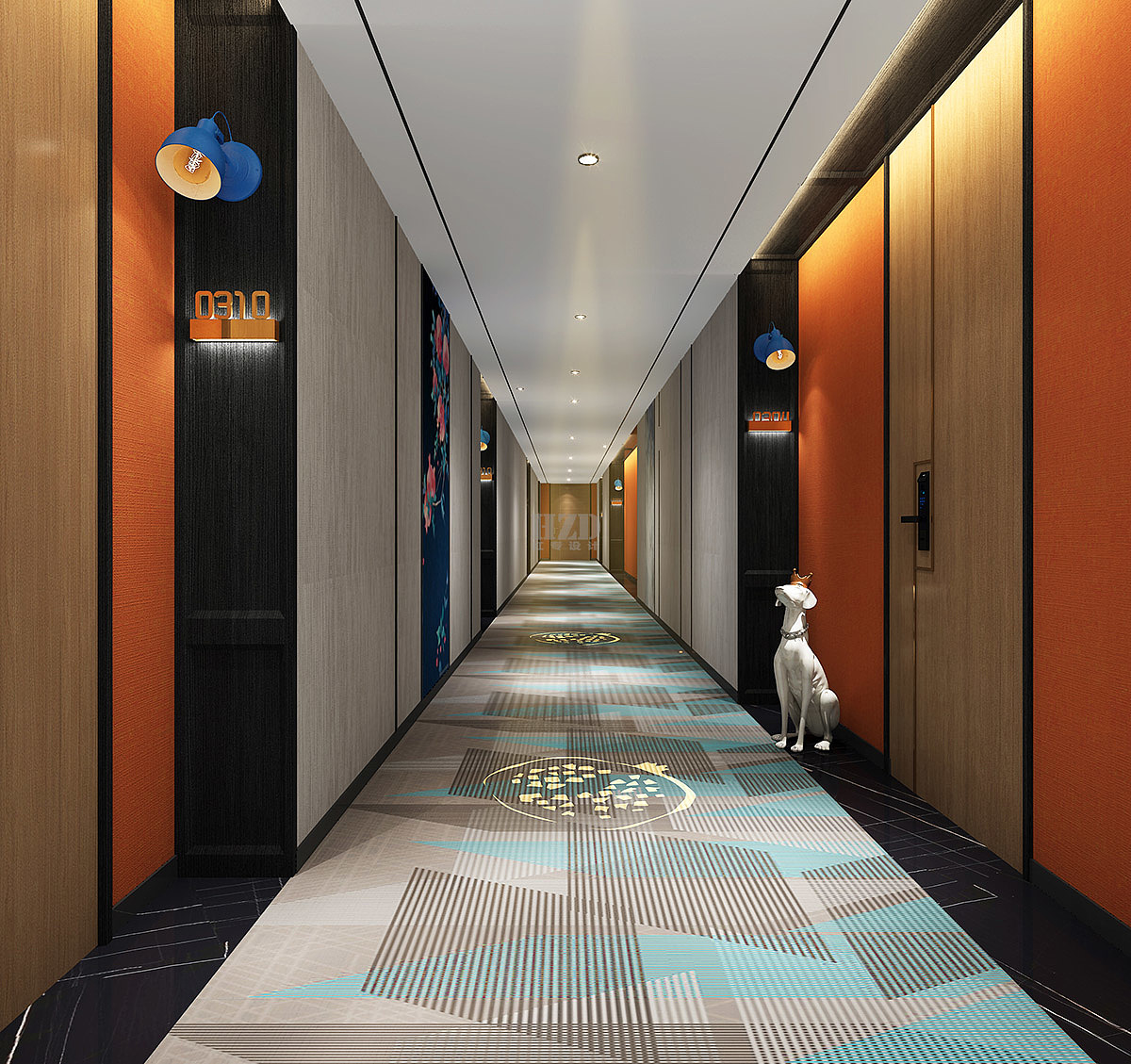 Hotel Design，Xi 'an Hotel Design，Redtory design，