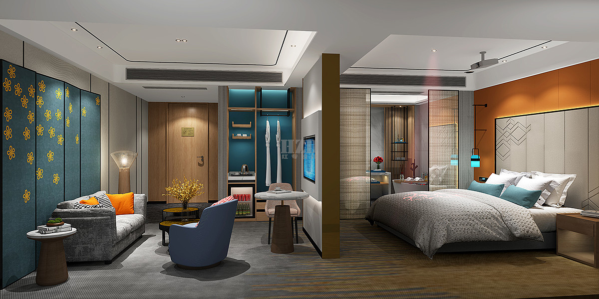 Hotel Design，Xi 'an Hotel Design，Redtory design，