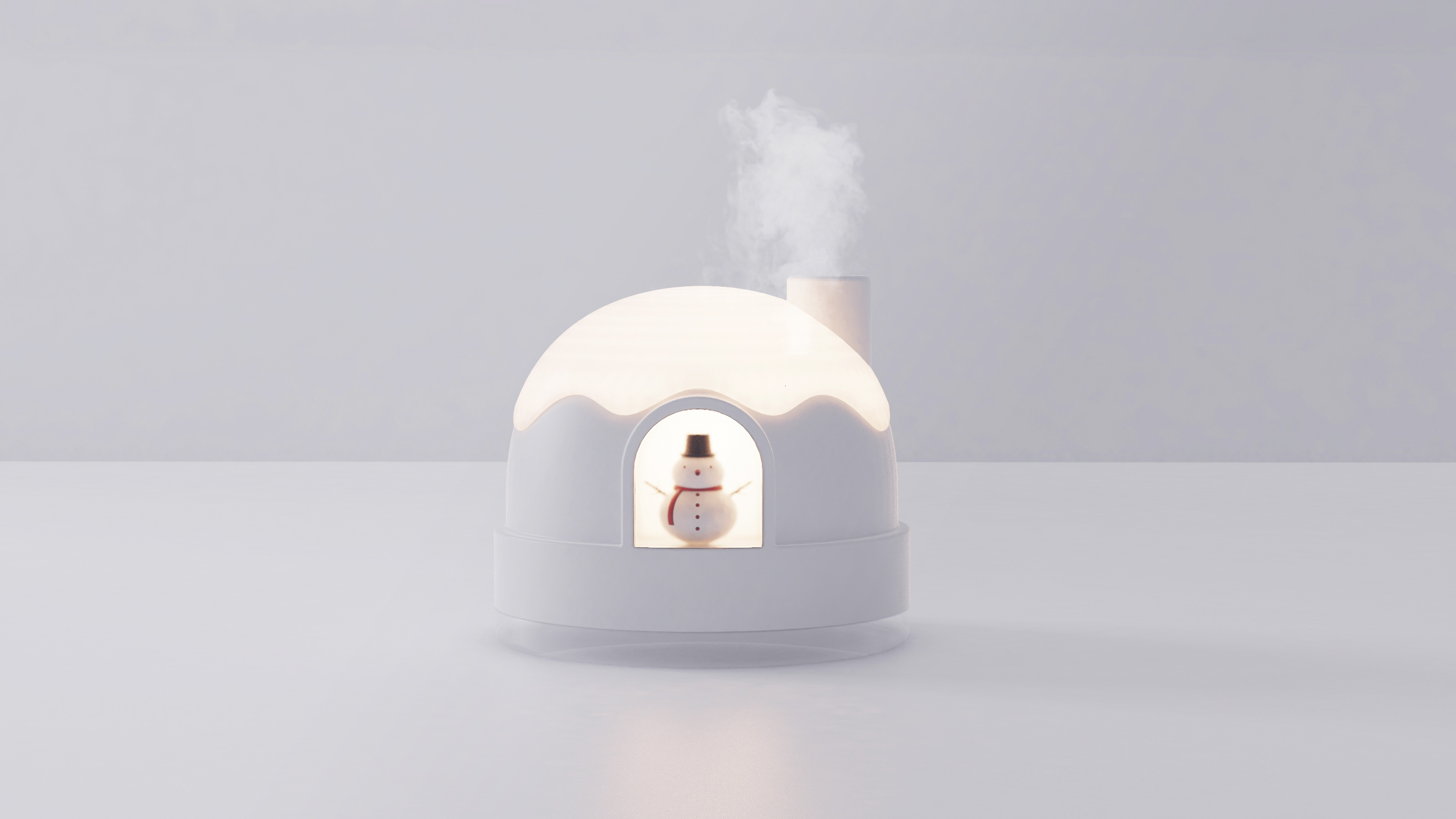 Humidifier，Snow house，snowman，lovely，