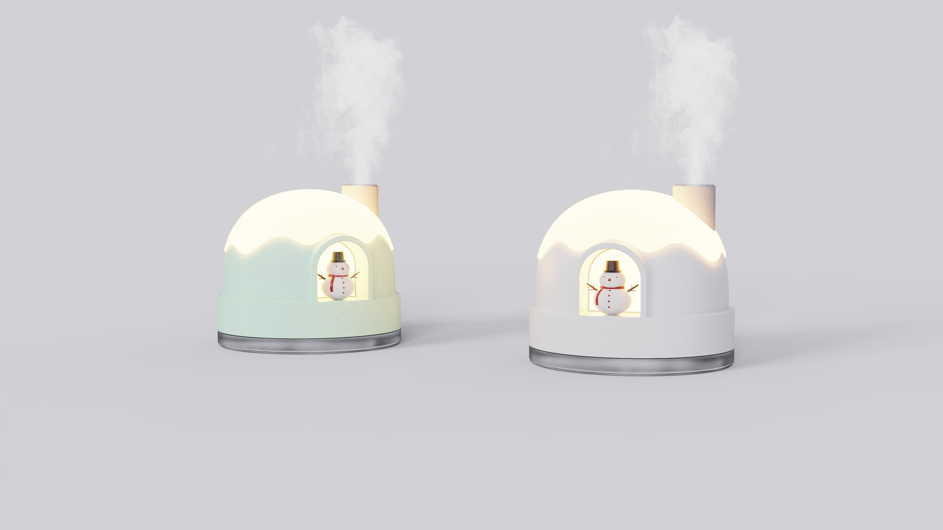Humidifier，Snow house，snowman，lovely，