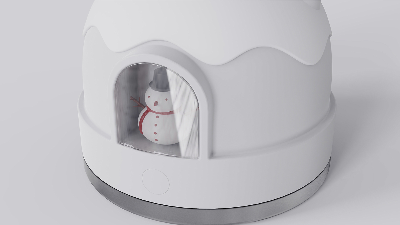 Humidifier，Snow house，snowman，lovely，