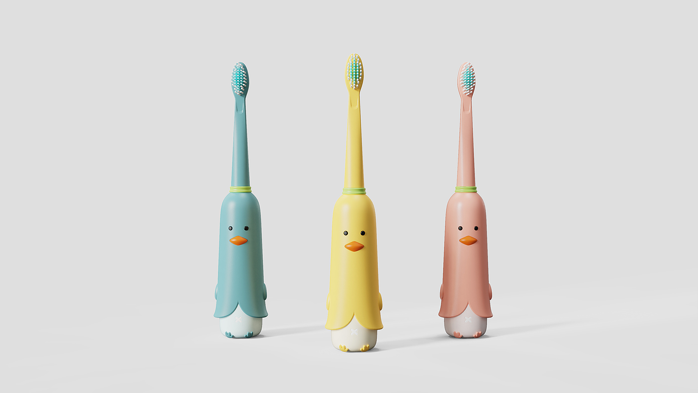 Children's toothbrush，lovely，Cartoon，toothbrush，