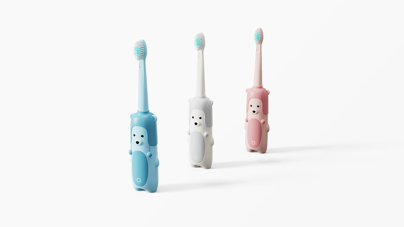 Children's toothbrush，lovely，Cartoon，toothbrush，