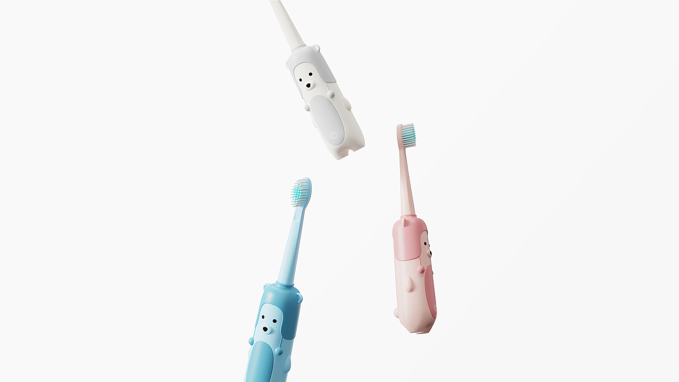 Children's toothbrush，lovely，Cartoon，toothbrush，