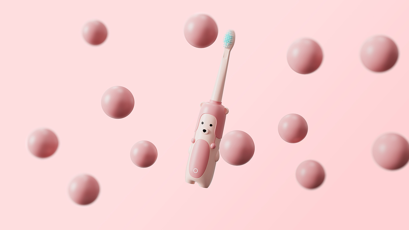 Children's toothbrush，lovely，Cartoon，toothbrush，