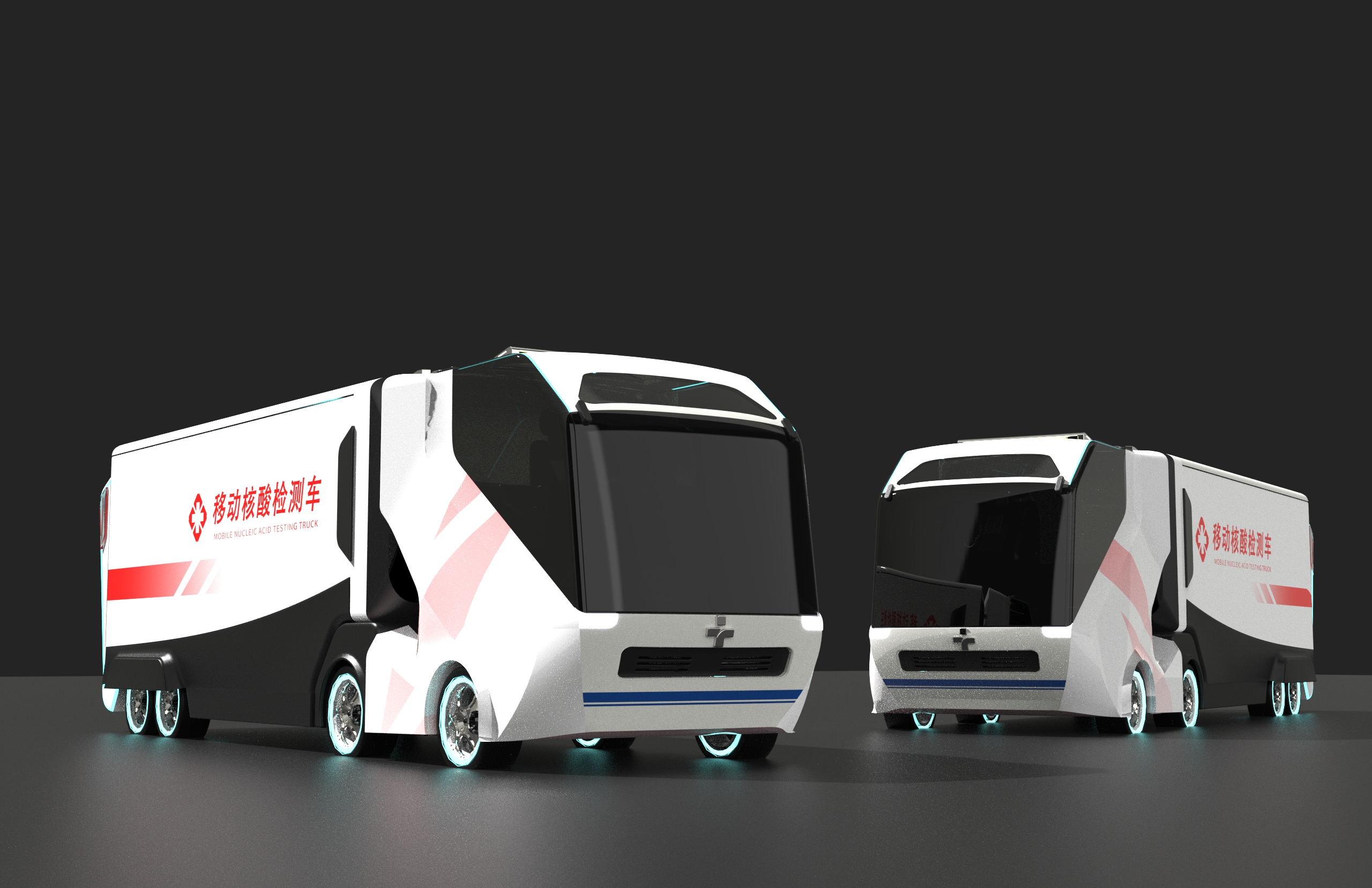 nucleic acid，Inspection vehicle，conceptual design，Nucleic acid detection vehicle，New crown detection vehicle，