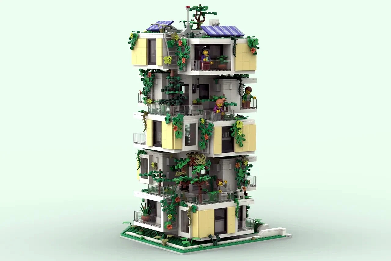 Lego，Architecture，Design，Vertical forest，design，