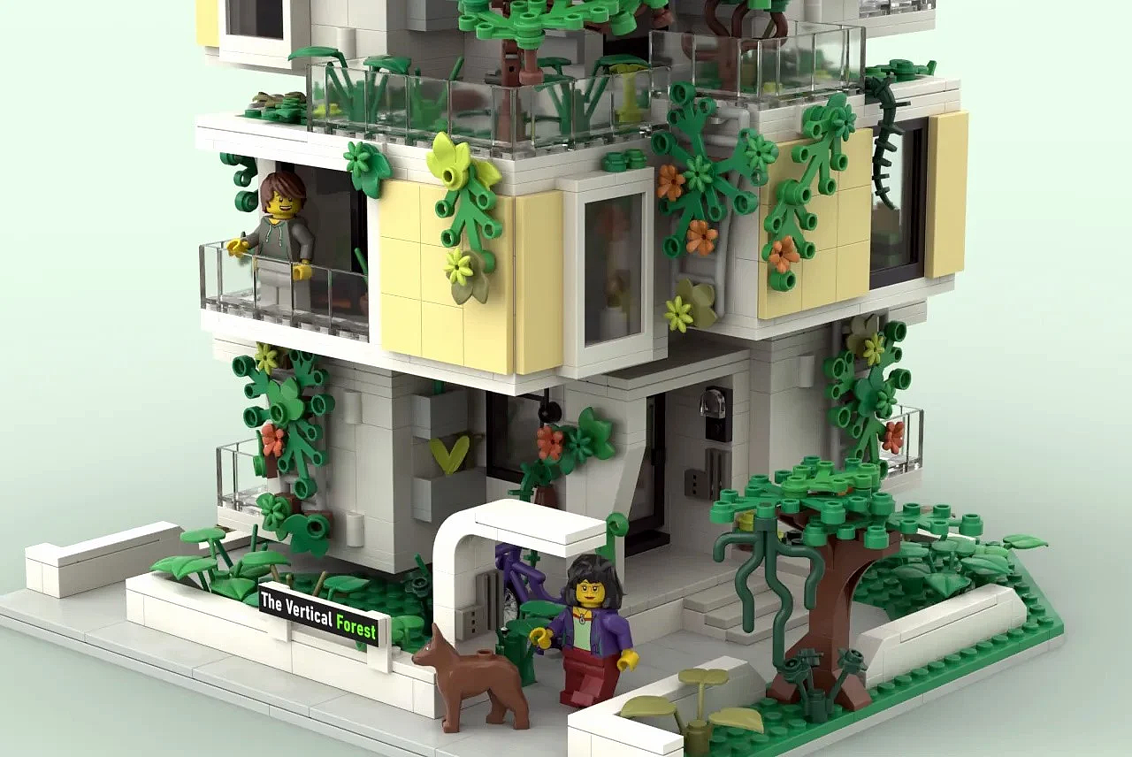 Lego，Architecture，Design，Vertical forest，design，