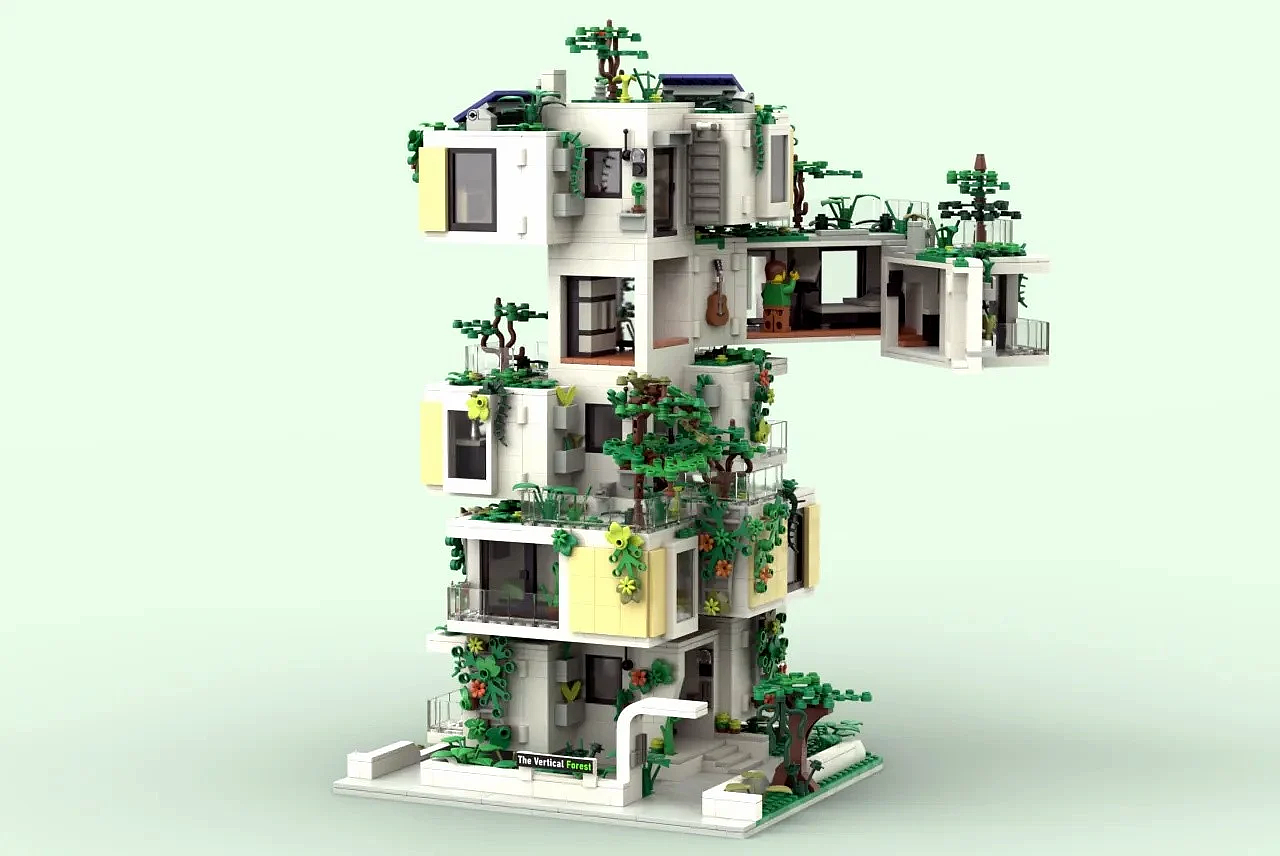 Lego，Architecture，Design，Vertical forest，design，