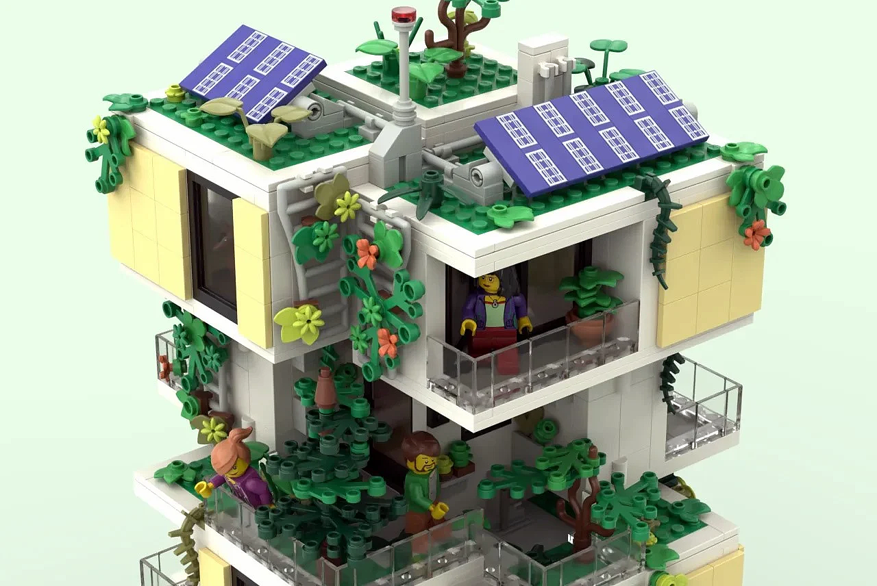 Lego，Architecture，Design，Vertical forest，design，