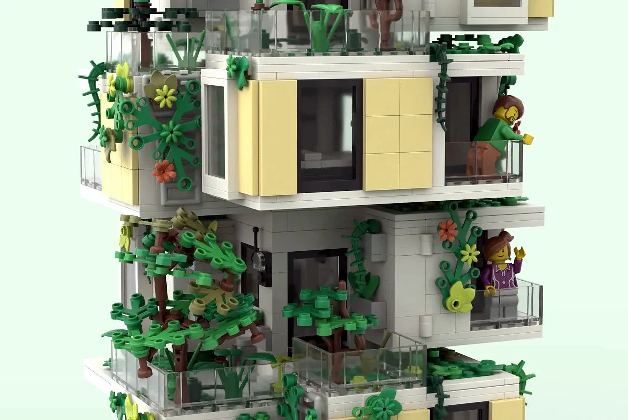 Lego，Architecture，Design，Vertical forest，design，