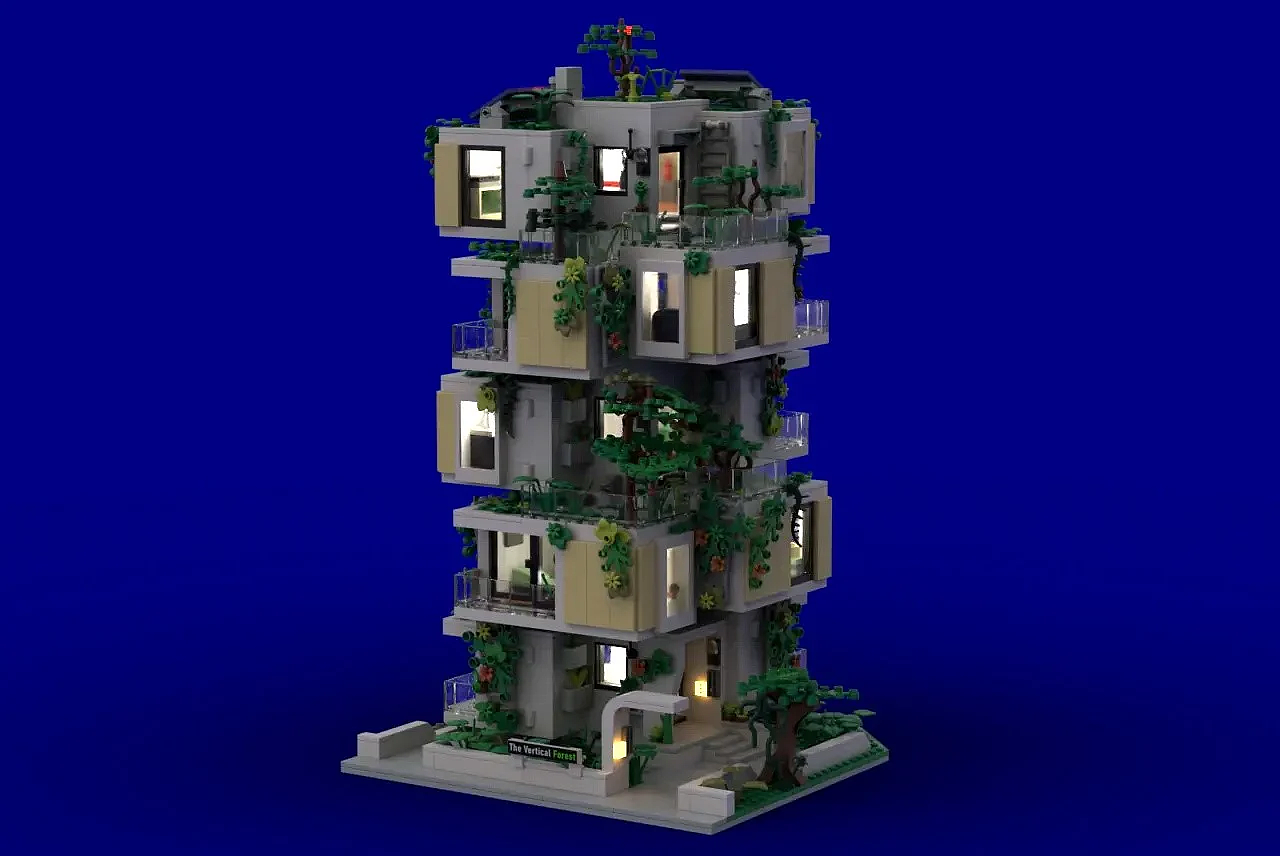 Lego，Architecture，Design，Vertical forest，design，